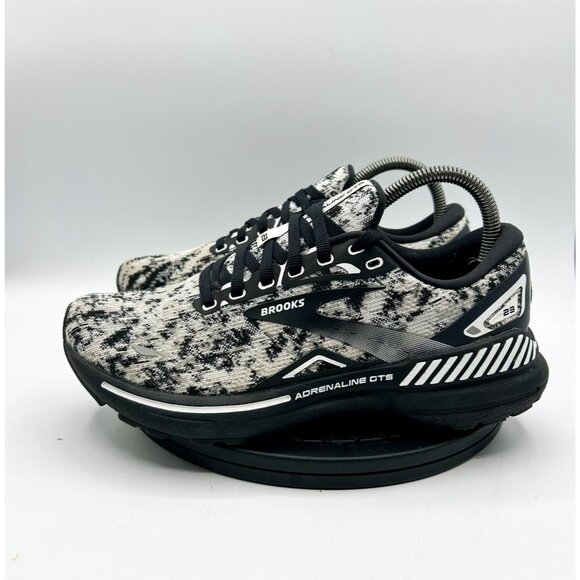 Brooks Adrenaline GTS 23 Womens Size 8 black Athletic Running Shoes Sneakers - Picture 2 of 8